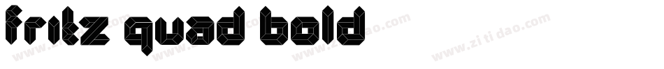 Fritz Quad Bold字体转换